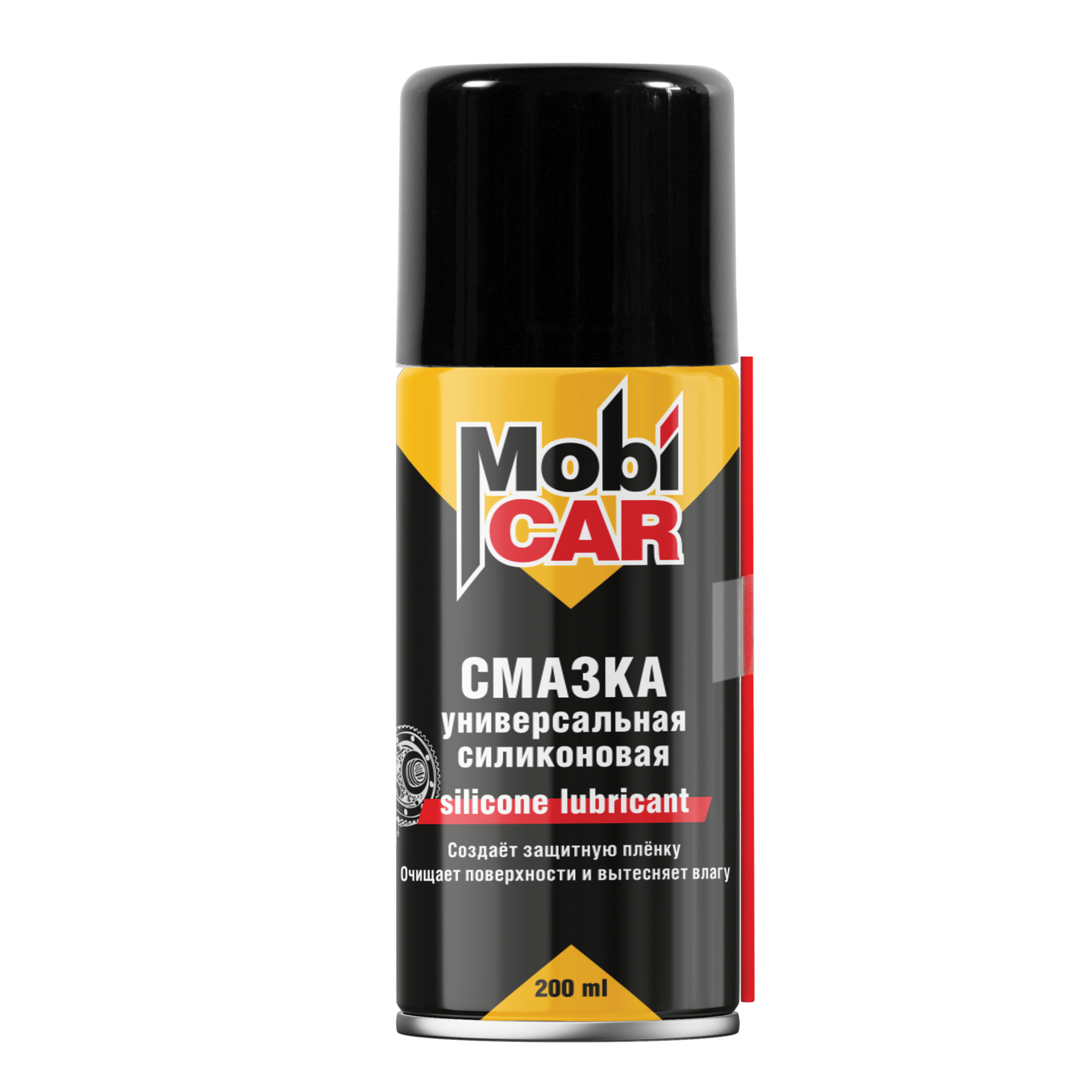 Аэрозольная профессиональная силиконовая смазка MobiCAR 200 мл