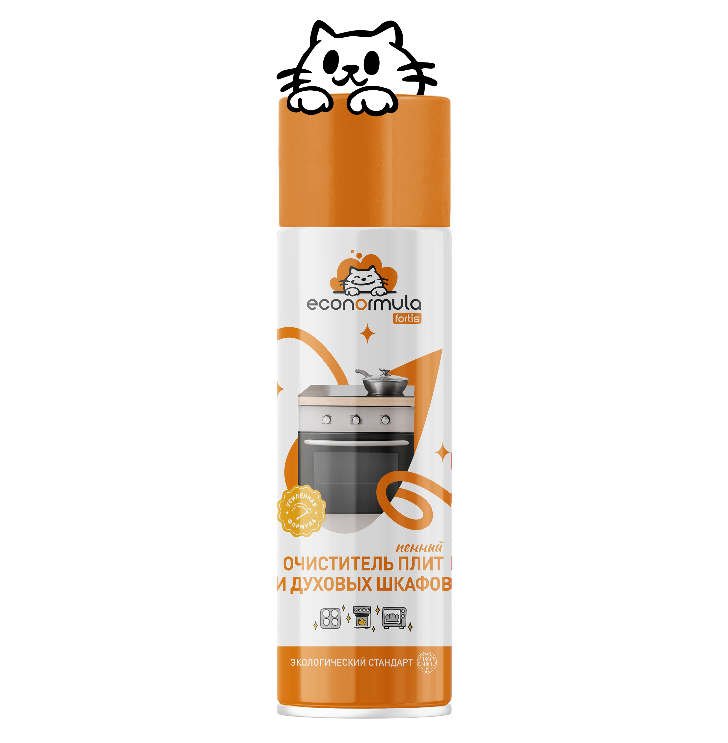 Пенный очиститель плит и духовых шкафов ECONORMULA 650 мл
