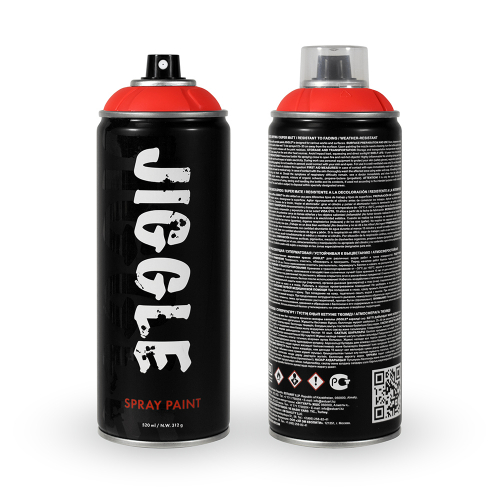 Аэрозольная краска для граффити JIGGLE® 520 мл суперматовая