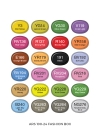 Профессиональные двусторонние художественные маркеры Artisticks®  Палитра 24 цвета Тематический набор FASHION / «Мода»  на спиртовой основе