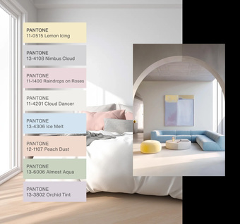Pantone Cloud Dancer и его аналог в Decorix: почему цветом года стал оттенок белого
