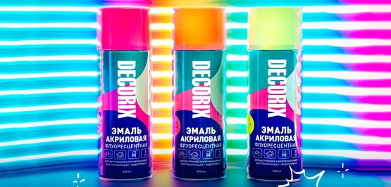 Новое видео! Флуоресцентные эмали DECORIX.