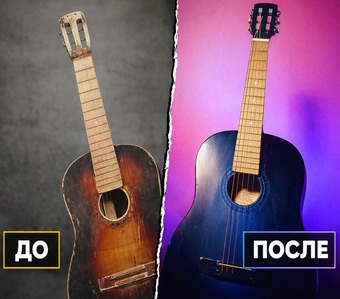 Старая гитара → КАК НОВАЯ! Полное восстановление своими руками